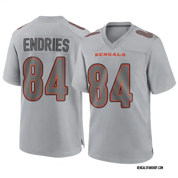 Men's Jack Endries Cincinnati Bengals Game Gray Atmosphere Fashion Jersey