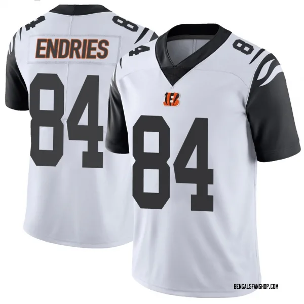 Men's Jack Endries Cincinnati Bengals Limited White Color Rush Vapor Untouchable Jersey