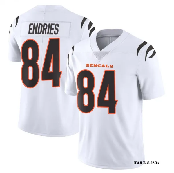 Men's Jack Endries Cincinnati Bengals Limited White Vapor Untouchable Jersey