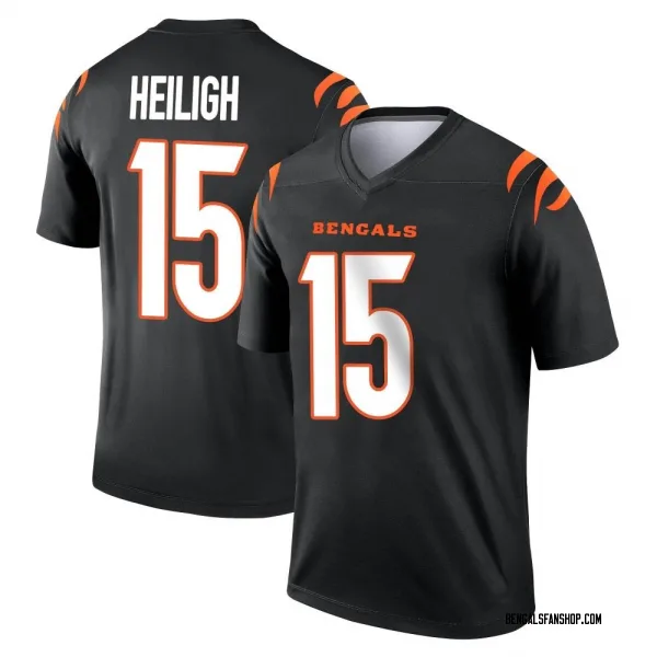 Men's Jaivon Heiligh Cincinnati Bengals Legend Black Jersey