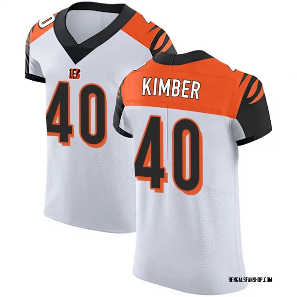 Men's Jalen Kimber Cincinnati Bengals Elite White Vapor Untouchable Jersey