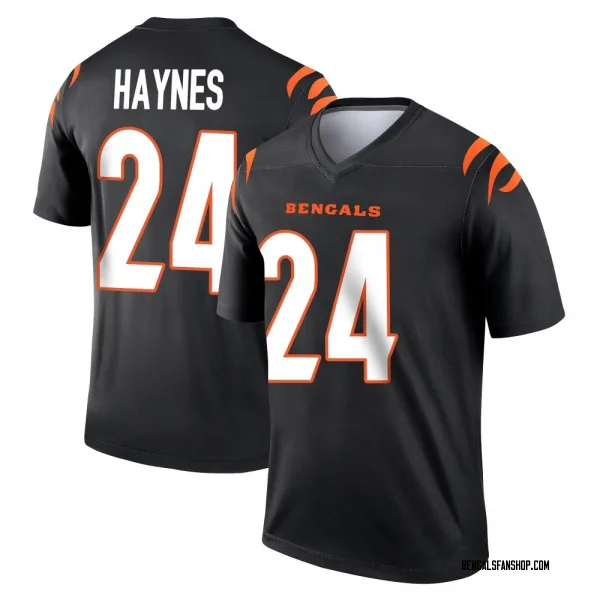 Men's Jamal Haynes Cincinnati Bengals Legend Black Jersey