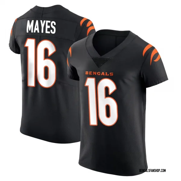 Men's Jamoi Mayes Cincinnati Bengals Elite Black Team Color Vapor Untouchable Jersey