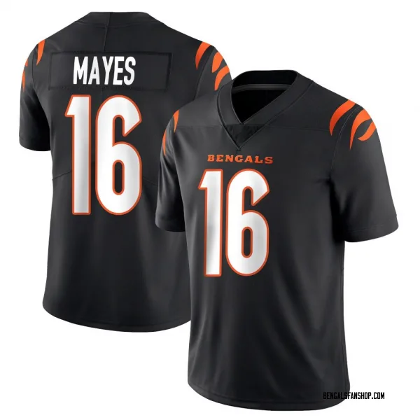 Men's Jamoi Mayes Cincinnati Bengals Limited Black Team Color Vapor Untouchable Jersey