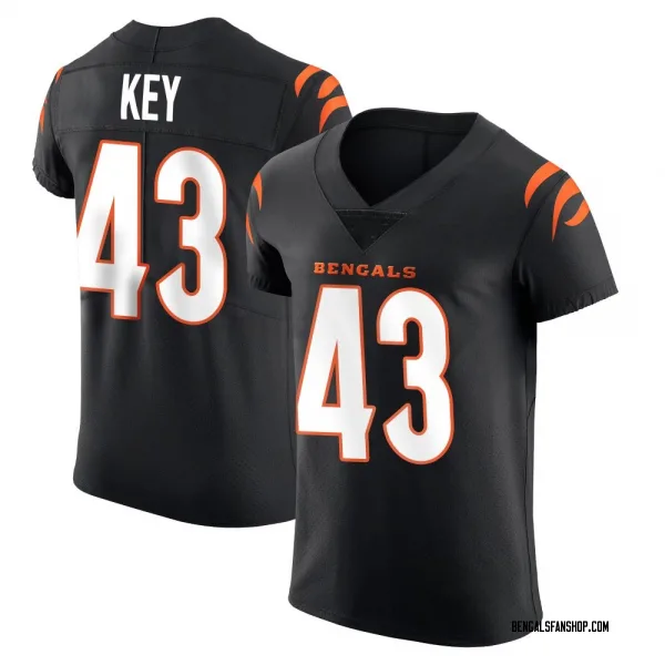 Men's Jaylen Key Cincinnati Bengals Elite Black Team Color Vapor Untouchable Jersey