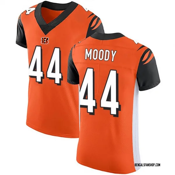 Men's Jaylen Moody Cincinnati Bengals Elite Orange Alternate Vapor Untouchable Jersey