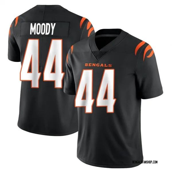 Men's Jaylen Moody Cincinnati Bengals Limited Black Team Color Vapor Untouchable Jersey