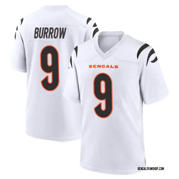 Men's Joe Burrow Cincinnati Bengals Game White Jersey