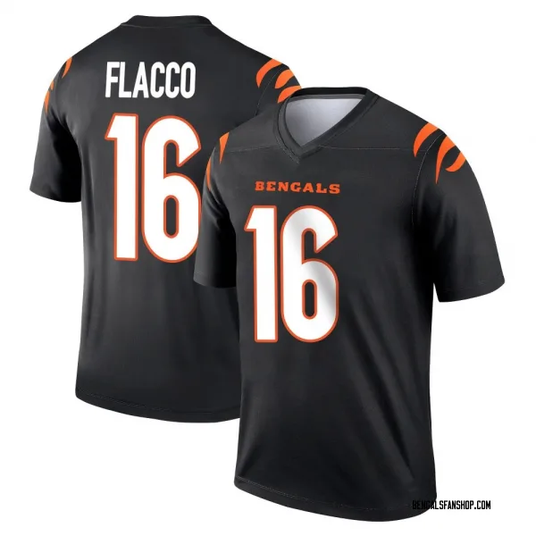 Men's Joe Flacco Cincinnati Bengals Legend Black Jersey