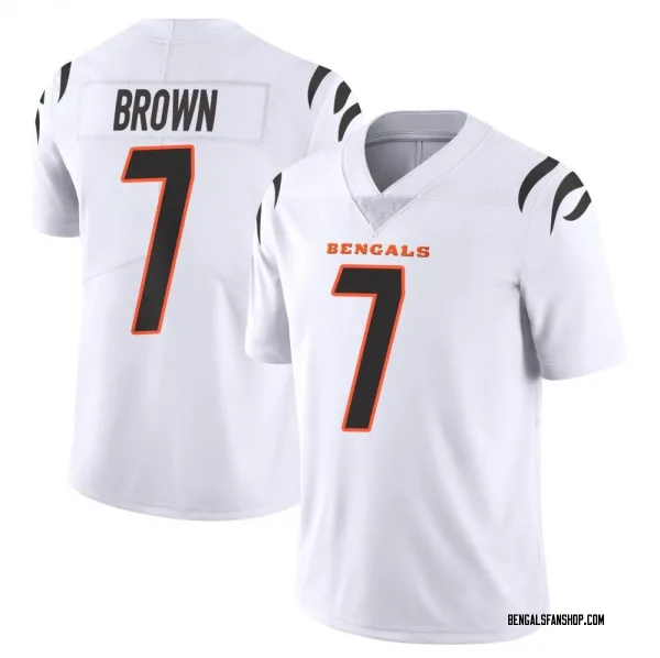 Men's Jon Brown Cincinnati Bengals Limited White Vapor Untouchable Jersey