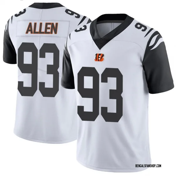 Men's Jonathan Allen Cincinnati Bengals Limited White Color Rush Vapor Untouchable Jersey