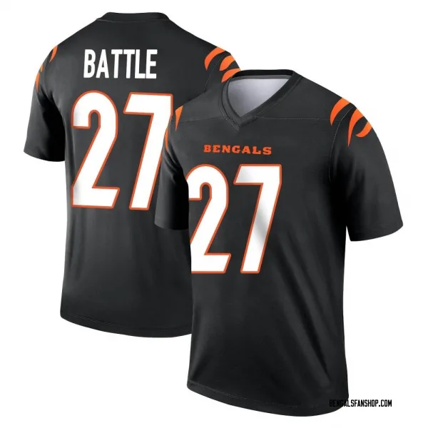 Men's Jordan Battle Cincinnati Bengals Legend Black Jersey