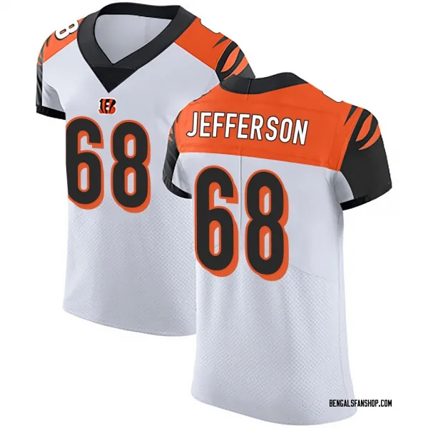 Men's Jordan Jefferson Cincinnati Bengals Elite White Vapor Untouchable Jersey