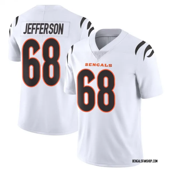 Men's Jordan Jefferson Cincinnati Bengals Limited White Vapor Untouchable Jersey