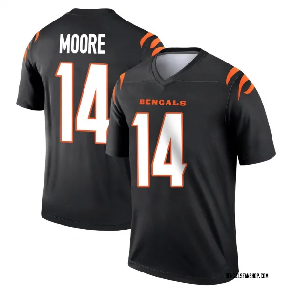 Men's Jordan Moore Cincinnati Bengals Legend Black Jersey