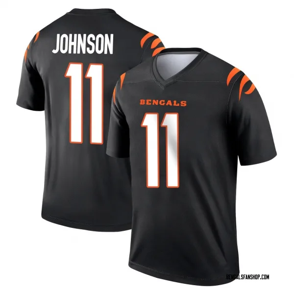 Men's Josh Johnson Cincinnati Bengals Legend Black Jersey