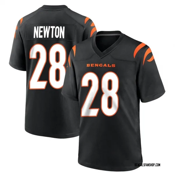 Men's Josh Newton Cincinnati Bengals Game Black Team Color Jersey