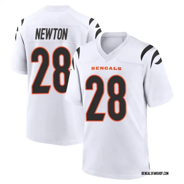 Men's Josh Newton Cincinnati Bengals Game White Jersey
