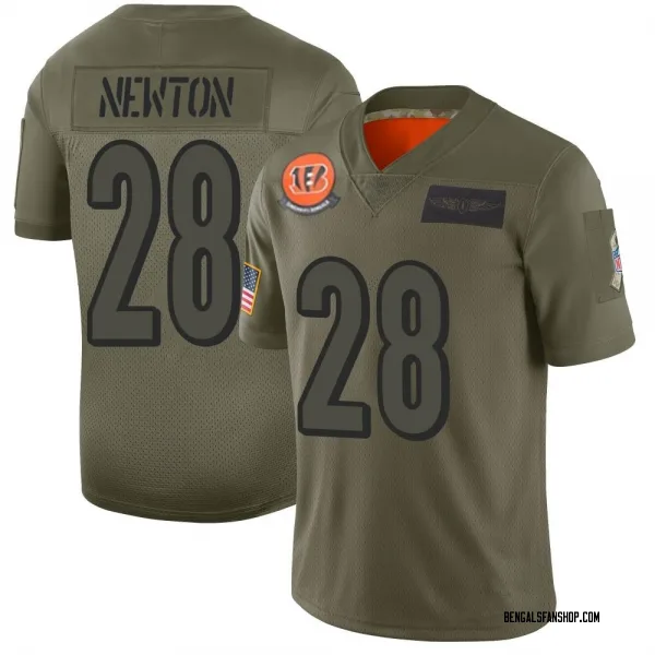 Men's Josh Newton Cincinnati Bengals Limited Camo 2019 Salute to Service Jersey