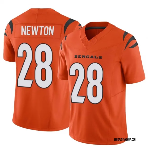 Men's Josh Newton Cincinnati Bengals Limited Orange Vapor F.U.S.E. Jersey