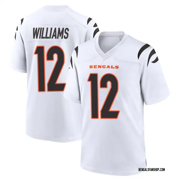 Men's Ke'Shawn Williams Cincinnati Bengals Game White Jersey