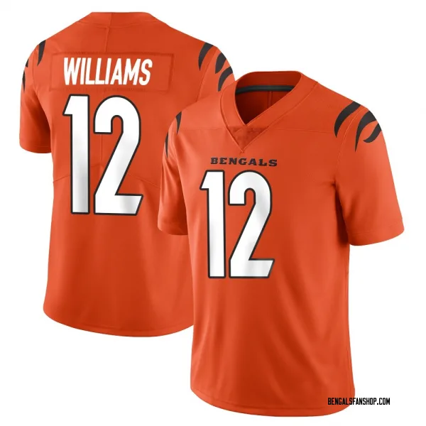 Men's Ke'Shawn Williams Cincinnati Bengals Limited Orange Vapor Untouchable Jersey