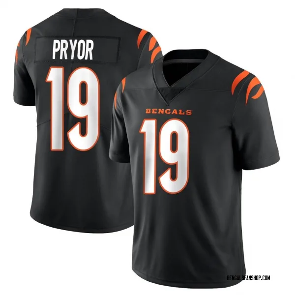 Men's Kendric Pryor Cincinnati Bengals Limited Black Team Color Vapor Untouchable Jersey