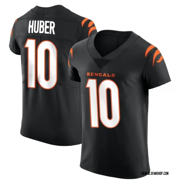 Men's Kevin Huber Cincinnati Bengals Elite Black Team Color Vapor Untouchable Jersey