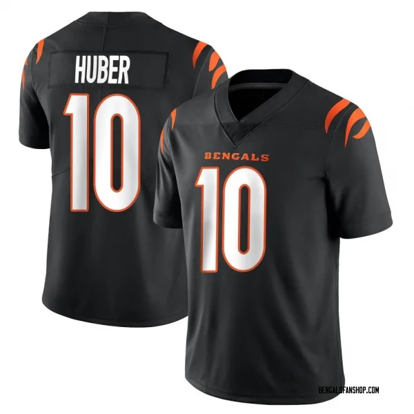 Men's Kevin Huber Cincinnati Bengals Limited Black Team Color Vapor Untouchable Jersey