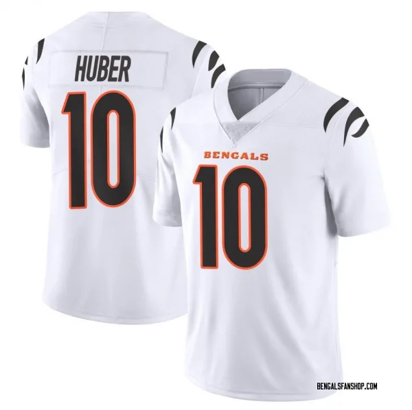 Men's Kevin Huber Cincinnati Bengals Limited White Vapor Untouchable Jersey