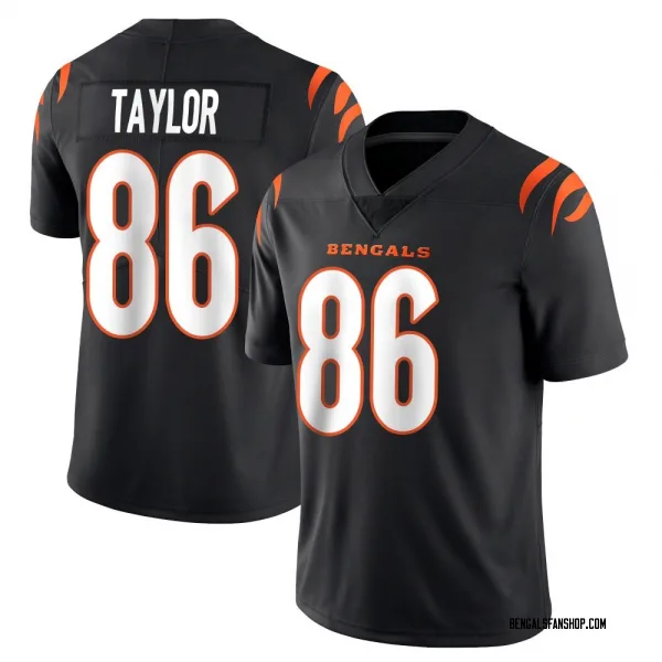 Men's Kole Taylor Cincinnati Bengals Limited Black Team Color Vapor Untouchable Jersey