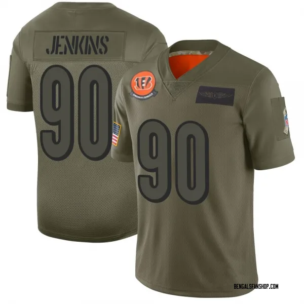 Men's Kris Jenkins Jr. Cincinnati Bengals Limited Camo 2019 Salute to Service Jersey