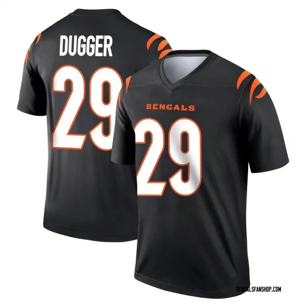 Men's Kyle Dugger Cincinnati Bengals Legend Black Jersey