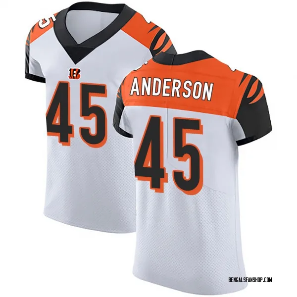 Men's Liam Anderson Cincinnati Bengals Elite White Vapor Untouchable Jersey