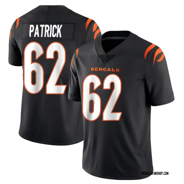 Men's Lucas Patrick Cincinnati Bengals Limited Black Team Color Vapor Untouchable Jersey