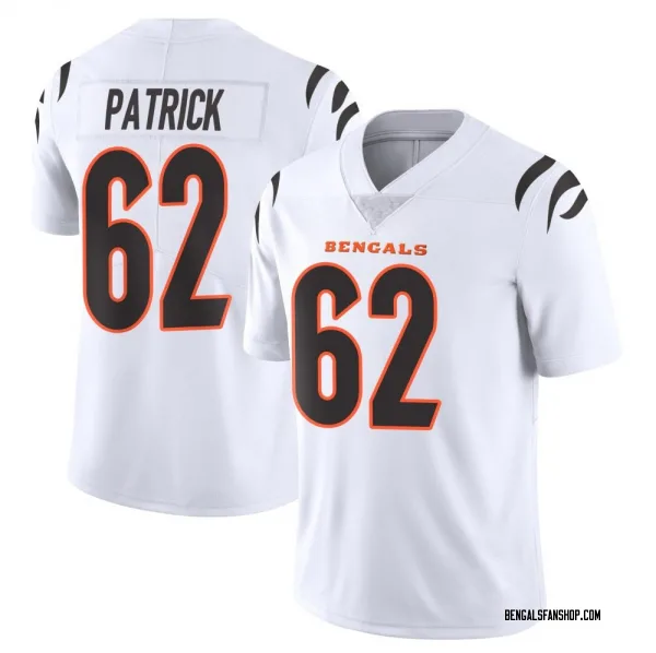 Men's Lucas Patrick Cincinnati Bengals Limited White Vapor Untouchable Jersey