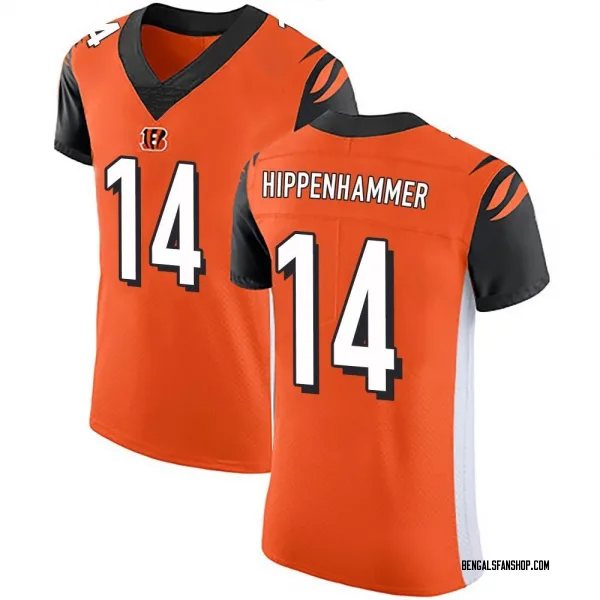 Men's Mac Hippenhammer Cincinnati Bengals Elite Orange Alternate Vapor Untouchable Jersey
