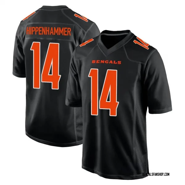 Men's Mac Hippenhammer Cincinnati Bengals Game Black Fashion Jersey