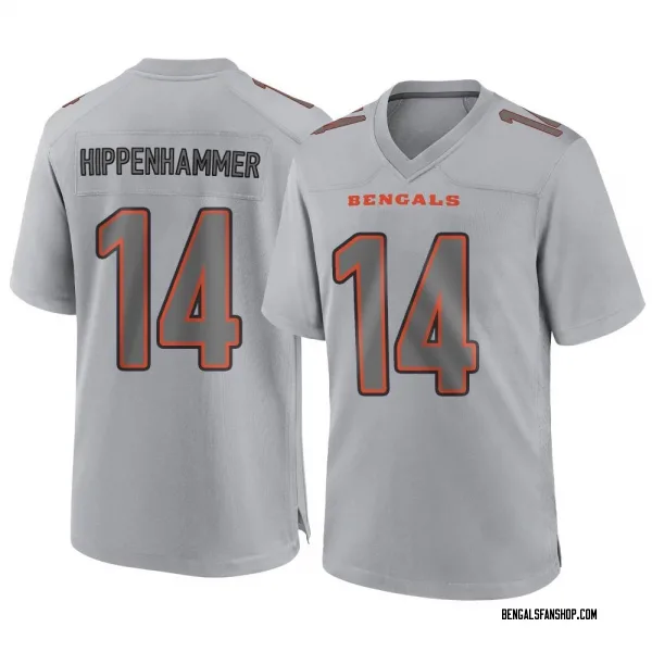 Men's Mac Hippenhammer Cincinnati Bengals Game Gray Atmosphere Fashion Jersey