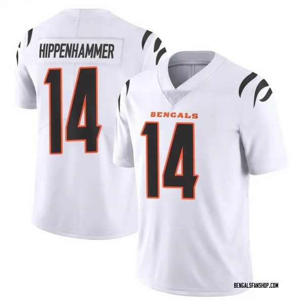 Men's Mac Hippenhammer Cincinnati Bengals Limited White Vapor Untouchable Jersey