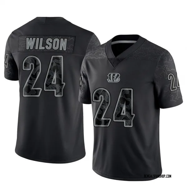 Men's Marco Wilson Cincinnati Bengals Limited Black Reflective Jersey