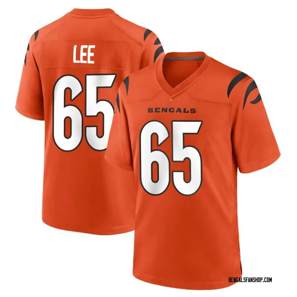 Men's Matt Lee Cincinnati Bengals Game Orange Jersey