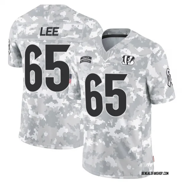 Men's Matt Lee Cincinnati Bengals Limited Arctic Camo 2024 Salute to Service Jersey