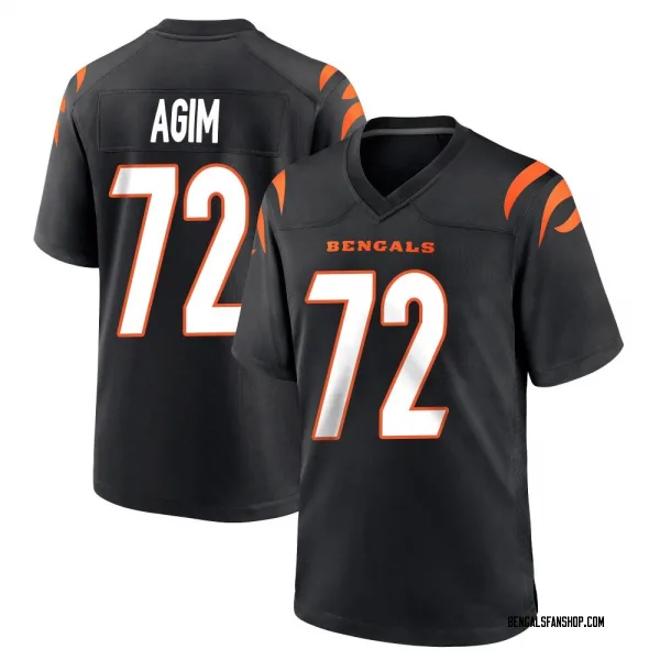 Men's McTelvin Agim Cincinnati Bengals Game Black Team Color Jersey