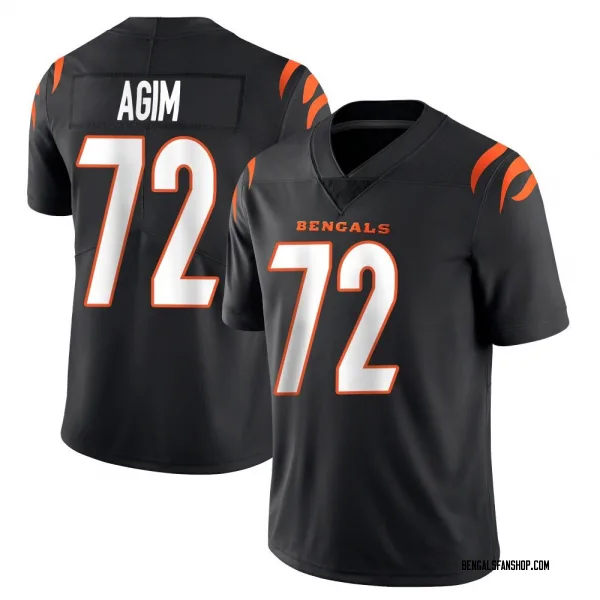 Men's McTelvin Agim Cincinnati Bengals Limited Black Team Color Vapor Untouchable Jersey