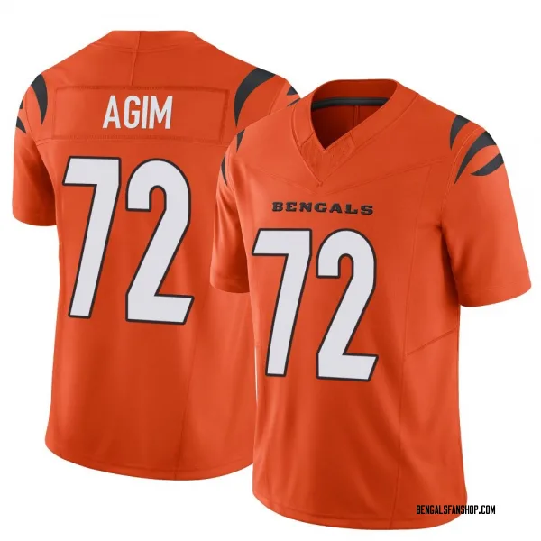 Men's McTelvin Agim Cincinnati Bengals Limited Orange Vapor F.U.S.E. Jersey