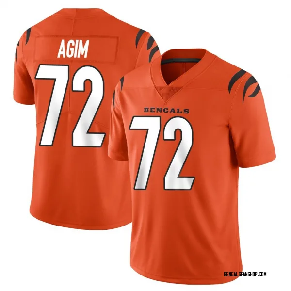 Men's McTelvin Agim Cincinnati Bengals Limited Orange Vapor Untouchable Jersey