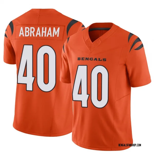 Men's Micah Abraham Cincinnati Bengals Limited Orange Vapor F.U.S.E. Jersey