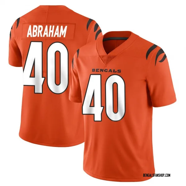 Men's Micah Abraham Cincinnati Bengals Limited Orange Vapor Untouchable Jersey