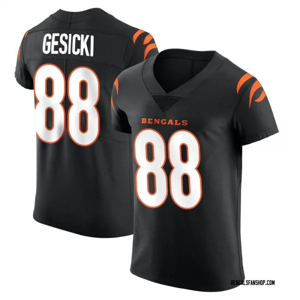 Men's Mike Gesicki Cincinnati Bengals Elite Black Team Color Vapor Untouchable Jersey
